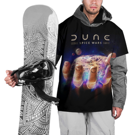 Накидка на куртку 3D с принтом dune spice wars в Курске, 100% полиэстер |  | Тематика изображения на принте: duna | dune | dune spice wars | game | война | вселенная | дюна | игра | комические войны | космос | пески | пески времени | рука | стратегия