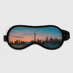 Маска для сна 3D с принтом Закат в Торонто в Курске, внешний слой — 100% полиэфир, внутренний слой — 100% хлопок, между ними — поролон |  | canada | eclips | toronto | вечер | город | закат | канада | мегаполис | торонто