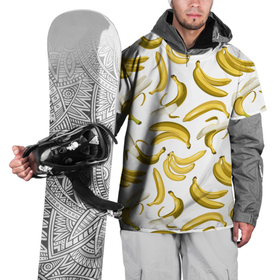 Накидка на куртку 3D с принтом Кругом бананы в Екатеринбурге, 100% полиэстер |  | африка | банан | бананы | курорт | лето | отдых | пляж | прикол | фрукты | экзотика