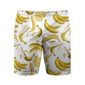 Мужские шорты спортивные с принтом Кругом бананы в Екатеринбурге,  |  | африка | банан | бананы | курорт | лето | отдых | пляж | прикол | фрукты | экзотика