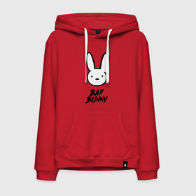 Мужская толстовка хлопок с принтом Bad Bunny логотип , френч-терри, мягкий теплый начес внутри (100% хлопок) | карман-кенгуру, эластичные манжеты и нижняя кромка, капюшон с подкладом и шнурком | Тематика изображения на принте: bad bunny | hip hop | latin trap | logo | music | rap | rnb | singer | star | звезда | латинский трэп | логотип | музыка | певец | рнб | рэп | хип хоп