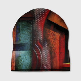 Шапка 3D с принтом Урбанистический паттерн   Urban pattern в Курске, 100% полиэстер | универсальный размер, печать по всей поверхности изделия | abstraction | casual | color | pattern | urbanism | абстракция | паттерн | урбанизм | цвет
