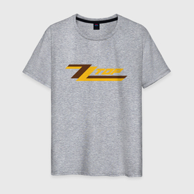 Мужская футболка хлопок с принтом ZZ top logo в Белгороде, 100% хлопок | прямой крой, круглый вырез горловины, длина до линии бедер, слегка спущенное плечо. | blues | blues billy gibbons | dusty hill | hard rock | heavy | metall | texas | zz top | блюз | металл | рок | техас