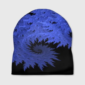Шапка 3D с принтом Абстрактный морозный узор   Abstract frost pattern , 100% полиэстер | универсальный размер, печать по всей поверхности изделия | abstraction | fashion | frost | neon | pattern | абстракция | мода | мороз | неон | узор