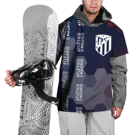 Накидка на куртку 3D с принтом ATLETICO MADRID   Соты в Петрозаводске, 100% полиэстер |  | atletico | club | footbal | logo | madrid | атлетико | знак | клуб | логотип | логотипы | мадрид | паттерн | символ | символы | соты | форма | футбол | футбольная | футбольный