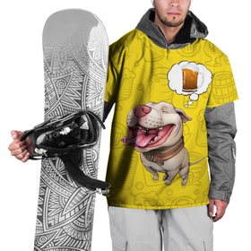 Накидка на куртку 3D с принтом BeerBull в Курске, 100% полиэстер |  | beer | pitbull | квас | любитель кваса | м | мем | мем с собакой | напиток | пенный напиток | питбуль | собака | собака мечтает | хочу квас