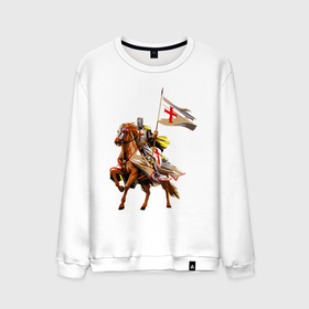 Мужской свитшот хлопок с принтом Рыцарь Тамплиер в Тюмени, 100% хлопок |  | horse | битюк | жеребенок | жеребец | иноходец | кляча | кобыла | конь | коренник | крестоносец | лошади | лошадь | мерин | пони | рысак | рыцари тамплиеры | рыцарь | скакун | тамплиер
