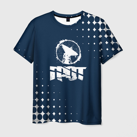 Мужская футболка 3D с принтом ГРОТ   Grot в Белгороде, 100% полиэфир | прямой крой, круглый вырез горловины, длина до линии бедер | grot | logo | music | rap | rus | rus rap | грот | лого | музыка | реп | русский реп
