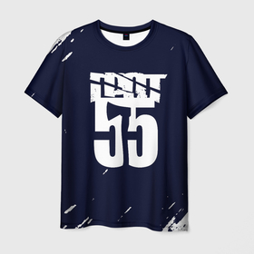 Мужская футболка 3D с принтом ГРОТ 55 в Екатеринбурге, 100% полиэфир | прямой крой, круглый вырез горловины, длина до линии бедер | Тематика изображения на принте: grot | logo | music | rap | rus | rus rap | грот | лого | музыка | реп | русский реп