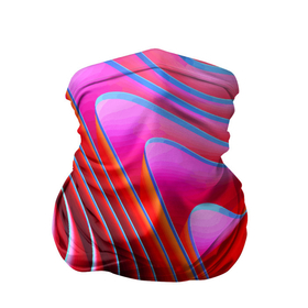 Бандана-труба 3D с принтом Разноцветные неоновые полосы   Волна   Multicolored neon stripes   Wave в Санкт-Петербурге, 100% полиэстер, ткань с особыми свойствами — Activecool | плотность 150‒180 г/м2; хорошо тянется, но сохраняет форму | abstraction | color | fashion | neon | pattern | raster | stripe | wave | абстракция | волна | мода | неон | паттерн | полоса | растр | цвет