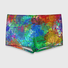 Мужские купальные плавки 3D с принтом Разноцветные кляксы в Петрозаводске, Полиэстер 85%, Спандекс 15% |  | абстракция | желтый | зеленый | кляксы | краски | красный | разноцветные | синий | цвета