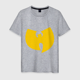 Мужская футболка хлопок с принтом Clan Wu в Тюмени, 100% хлопок | прямой крой, круглый вырез горловины, длина до линии бедер, слегка спущенное плечо. | clan | gangsta rap | w | wu | wu tang | в | ву | ву танг | гангста рэп | клан