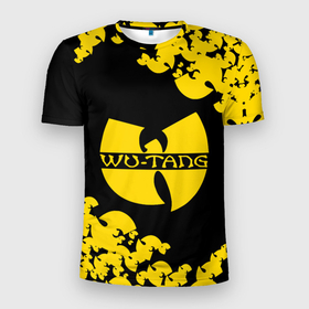 Мужская футболка 3D Slim с принтом Wu bats в Тюмени, 100% полиэстер с улучшенными характеристиками | приталенный силуэт, круглая горловина, широкие плечи, сужается к линии бедра | clan | gangsta rap | w | wu | wu tang | в | ву | ву танг | гангста рэп | клан