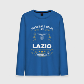 Мужской лонгслив хлопок с принтом Lazio: Football Club Number 1 в Курске, 100% хлопок |  | club | football | lazio | logo | клуб | лацио | лого | мяч | символ | спорт | футбол | футболист | футболисты | футбольный