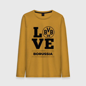 Мужской лонгслив хлопок с принтом Borussia Love Классика в Белгороде, 100% хлопок |  | borussia | club | football | logo | love | боруссия | клуб | лого | мяч | символ | спорт | футбол | футболист | футболисты | футбольный