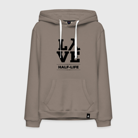 Мужская толстовка хлопок с принтом Half Life Love Classic в Екатеринбурге, френч-терри, мягкий теплый начес внутри (100% хлопок) | карман-кенгуру, эластичные манжеты и нижняя кромка, капюшон с подкладом и шнурком | half | half life | halflife | life | logo | love | игра | игры | лайф | лого | логотип | символ | халф