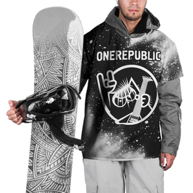 Накидка на куртку 3D с принтом OneRepublic   КОТ   Краска , 100% полиэстер |  | Тематика изображения на принте: band | metal | onerepublic | rock | ван | группа | кот | краска | краски | репаблик | рок