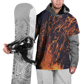 Накидка на куртку 3D с принтом Искры от пламени в Петрозаводске, 100% полиэстер |  | Тематика изображения на принте: fire | fireplace | искры | костер | огонь | пламя