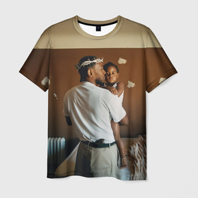 Мужская футболка 3D с принтом Kendrick Lamar, Mr. Morale  The Big Steppers в Екатеринбурге, 100% полиэфир | прямой крой, круглый вырез горловины, длина до линии бедер | album | kendric | kendrick | kendrik | lamar | mr. morale | the big steppers | альбом | кендрик | ламар | новый