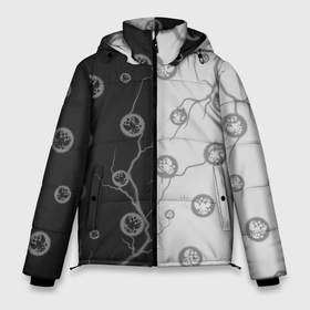 Мужская зимняя куртка 3D с принтом RUSSIA   ГЕРБ   Молнии в Екатеринбурге, верх — 100% полиэстер; подкладка — 100% полиэстер; утеплитель — 100% полиэстер | длина ниже бедра, свободный силуэт Оверсайз. Есть воротник-стойка, отстегивающийся капюшон и ветрозащитная планка. 

Боковые карманы с листочкой на кнопках и внутренний карман на молнии. | Тематика изображения на принте: russia | ussr | герб | двухглавый | молния | орел | орнамент | паттерн | победа | родина | рожден | россии | российский | россия | русский | русь | сборная | символ | символика | спорт | ссср | страна | флаг