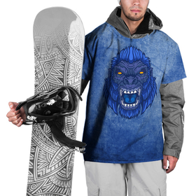 Накидка на куртку 3D с принтом Галактическая горилла в Екатеринбурге, 100% полиэстер |  | бигфут | гневный | голова | гордый | горилла | гримаса | дикий | животное | зверь | злой | йети | монстр | мощный | мощь | обезьяна | опасный | примат | разгневанный | сердитый | сила | синий