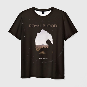 Мужская футболка 3D с принтом RICHLIN   Royal Blood в Белгороде, 100% полиэфир | прямой крой, круглый вырез горловины, длина до линии бедер | royal blood | бен тетчер | гаражный рок | группа | королевская кровь | майк керр | рок | рок группа | роял блад | рояль блуд