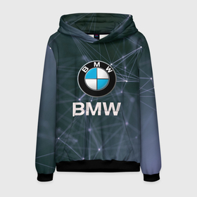 Мужская толстовка 3D с принтом БМВ   BMW   Абстракция в Курске, 100% полиэстер | двухслойный капюшон со шнурком для регулировки, мягкие манжеты на рукавах и по низу толстовки, спереди карман-кенгуру с мягким внутренним слоем. | bmw | bmw performance | m | motorsport | performance | бмв | моторспорт