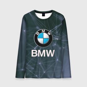 Мужской лонгслив 3D с принтом БМВ   BMW   Абстракция в Кировске, 100% полиэстер | длинные рукава, круглый вырез горловины, полуприлегающий силуэт | bmw | bmw performance | m | motorsport | performance | бмв | моторспорт