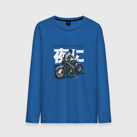 Мужской лонгслив хлопок с принтом Японский мотоциклист | Old Akira Japanese Biker в Тюмени, 100% хлопок |  | anime style | gang | japan | oldschool | retro | shotaro kaneda | vintage | акира | банда | в стиле аниме | витнаж | олдскул | ретро | сотаро канеда | старый акира | тетуджин 28 | тецуджин 28 | шикимори | япония