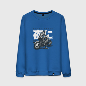 Мужской свитшот хлопок с принтом Японский мотоциклист | Old Akira Japanese Biker , 100% хлопок |  | anime style | gang | japan | oldschool | retro | shotaro kaneda | vintage | акира | банда | в стиле аниме | витнаж | олдскул | ретро | сотаро канеда | старый акира | тетуджин 28 | тецуджин 28 | шикимори | япония