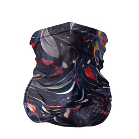 Бандана-труба 3D с принтом Мрамор темный , 100% полиэстер, ткань с особыми свойствами — Activecool | плотность 150‒180 г/м2; хорошо тянется, но сохраняет форму | abstraction | colors | dark | marble | multicoloured | pattern | texture | абстракция | краски | мрамор | паттерн | разноцветный | стекло расплавленное | текстура | темный | узор | цвета