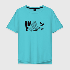 Мужская футболка хлопок Oversize с принтом Мандзиро арт , 100% хлопок | свободный крой, круглый ворот, “спинка” длиннее передней части | anime | manjirou sano | tokyo revengers | аниме | анимэ | мандзиро сано | токийские мстители