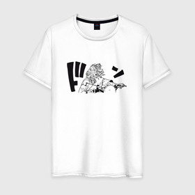 Мужская футболка хлопок с принтом Мандзиро арт в Новосибирске, 100% хлопок | прямой крой, круглый вырез горловины, длина до линии бедер, слегка спущенное плечо. | Тематика изображения на принте: anime | manjirou sano | tokyo revengers | аниме | анимэ | мандзиро сано | токийские мстители
