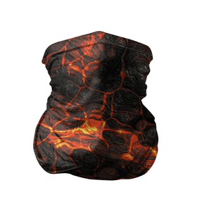 Бандана-труба 3D с принтом Лавовый камень в Екатеринбурге, 100% полиэстер, ткань с особыми свойствами — Activecool | плотность 150‒180 г/м2; хорошо тянется, но сохраняет форму | бурлит | горит | кипит | кипящая лава | лава | огненная | огонь | патерн | плавится | светится | свечение | текстура
