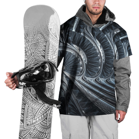 Накидка на куртку 3D с принтом Фрактальный абстрактный паттерн   Броня   Fractal Abstract Pattern   Armor в Санкт-Петербурге, 100% полиэстер |  | abstraction | armor | fractal | metal | pattern | абстракция | броня | металл | паттерн | фрактал