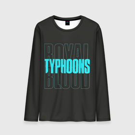 Мужской лонгслив 3D с принтом Royal Blood   Typhoons в Тюмени, 100% полиэстер | длинные рукава, круглый вырез горловины, полуприлегающий силуэт | Тематика изображения на принте: royal blood | typhoons | typhoons   royal blood | бен тетчер | гаражный рок | группа | королевская кровь | майк керр | рок | рок группа | роял блад | рояль блуд