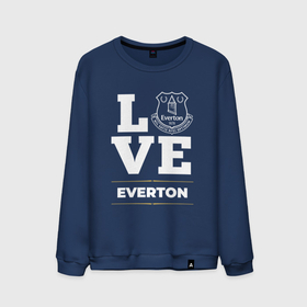 Мужской свитшот хлопок с принтом Everton Love Classic в Белгороде, 100% хлопок |  | club | everton | football | logo | love | клуб | лого | мяч | символ | спорт | футбол | футболист | футболисты | футбольный | эвертон