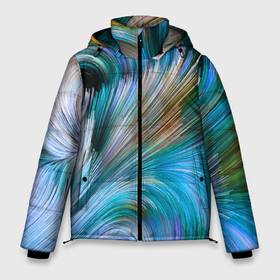 Мужская зимняя куртка 3D с принтом Абстрактная красочная композиция   Полосы   Abstract colorful composition   Stripes в Тюмени, верх — 100% полиэстер; подкладка — 100% полиэстер; утеплитель — 100% полиэстер | длина ниже бедра, свободный силуэт Оверсайз. Есть воротник-стойка, отстегивающийся капюшон и ветрозащитная планка. 

Боковые карманы с листочкой на кнопках и внутренний карман на молнии. | abstraction | color | composition | fashion | stripes | vanguard | абстракция | авангард | композиция | мода | полосы | цвет