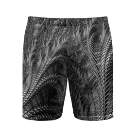 Мужские шорты спортивные с принтом Абстрактный фрактальный паттерн   Abstract Fractal pattern в Белгороде,  |  | abstraction | fashion | fractal | pattern | texture | абстракция | мода | паттерн | текстура | фрактал