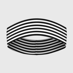 Повязка на голову 3D с принтом Черно белый комбинированный абстрактный с полосатым узором дизайн в Белгороде,  |  | abstract | black and white | combined | абстрактный узор | современный | черно белый