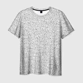 Мужская футболка 3D с принтом Привет уроды (white) в Новосибирске, 100% полиэфир | прямой крой, круглый вырез горловины, длина до линии бедер | белый | надпись | паттерн | привет | текст | уроды