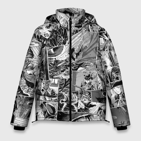 Мужская зимняя куртка 3D с принтом Bloodborne comix в Петрозаводске, верх — 100% полиэстер; подкладка — 100% полиэстер; утеплитель — 100% полиэстер | длина ниже бедра, свободный силуэт Оверсайз. Есть воротник-стойка, отстегивающийся капюшон и ветрозащитная планка. 

Боковые карманы с листочкой на кнопках и внутренний карман на молнии. | bloodborne | game | games | lady maria | бладборн | дарк соулс | дарксоулс | игра | игры | леди мария | соулс