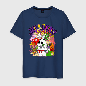 Мужская футболка хлопок с принтом Джиу Джитсу панда в Екатеринбурге, 100% хлопок | прямой крой, круглый вырез горловины, длина до линии бедер, слегка спущенное плечо. | Тематика изображения на принте: bear | panda | бамбуковый медведь | белый | боевые искусства | большая панда | бурый | гризли | джиу дж | джиу джитсу | зверь | косолапый | медведь | мишка | панда | панды | спорт | спортсмен | топтыгин