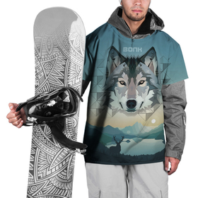Накидка на куртку 3D с принтом Серый волк   голова , 100% полиэстер |  | wolf | арт | белый | волк | волкодав | волкодиночка | волкособ | детские | добрый | животные | одинокий волк | рисунок | рок | серый | серый волк | собака | узор | узоры