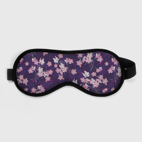 Маска для сна 3D с принтом Цветы Розовые На Фиолетовом Фоне , внешний слой — 100% полиэфир, внутренний слой — 100% хлопок, между ними — поролон |  | flowers | букет | природа | растение | флора | цветы