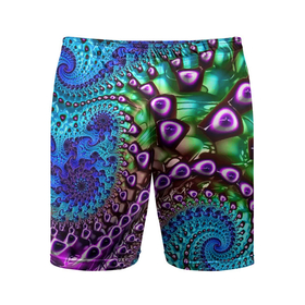 Мужские шорты спортивные с принтом Наикрутейший фрактальный паттерн   Авангард    The Coolest fractal pattern   Vanguard ,  |  | abstraction | color | fashion | fractal | neon | pattern | vanguard | абстракция | авангард | мода | неон | паттерн | фрактал | цвет