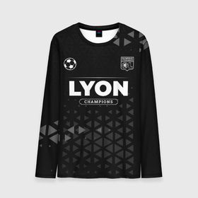 Мужской лонгслив 3D с принтом Lyon Champions Uniform в Белгороде, 100% полиэстер | длинные рукава, круглый вырез горловины, полуприлегающий силуэт | club | football | logo | lyon | lyonnais | olympique | клуб | лион | лого | мяч | огонь | пламя | символ | спорт | форма | футбол | футболист | футболисты | футбольный