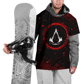 Накидка на куртку 3D с принтом Символ Assassins Creed и краска вокруг на темном фоне в Петрозаводске, 100% полиэстер |  | Тематика изображения на принте: creed | logo | paint | ассасин | брызги | игра | игры | краска | крид | лого | логотип | символ