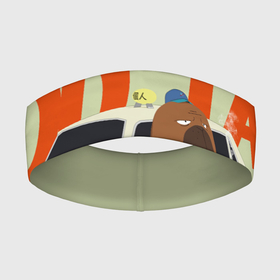 Повязка на голову 3D с принтом Хироси Одокава  Odd taxi в Тюмени,  |  | Тематика изображения на принте: anime | odd taxi | аниме | анимэ | необычное такси | случайное такси | хироси одокава
