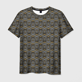 Мужская футболка 3D с принтом Классические строгие узоры в Белгороде, 100% полиэфир | прямой крой, круглый вырез горловины, длина до линии бедер | abstract | абстракция | бутоны | геометрия | калейдоскоп | классика | линии | паттерн | текстура | узор | узоры | цветы